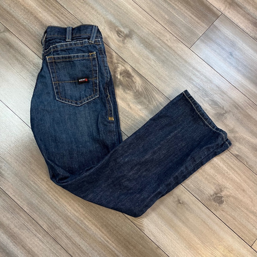 Ariat FR M4 Relaxed Boot Cut Jeans Mens 29x32 Dark Wash Flame Resistant Denim